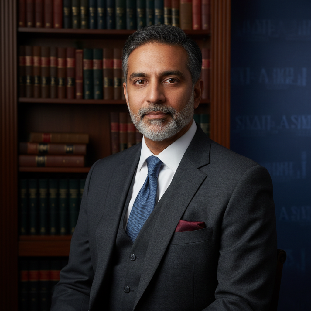 Example AI headshot in the Legal style