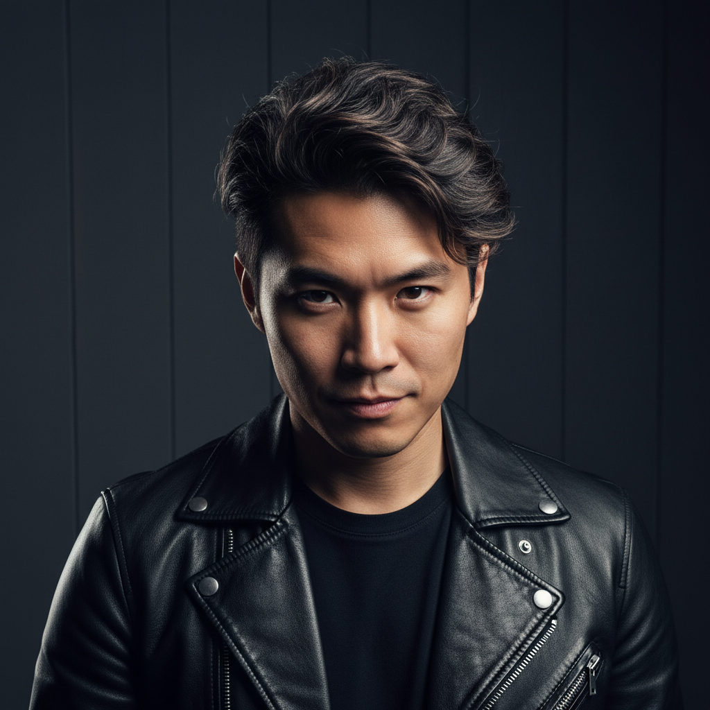 Exemple de portrait IA dans le style Startup Founder