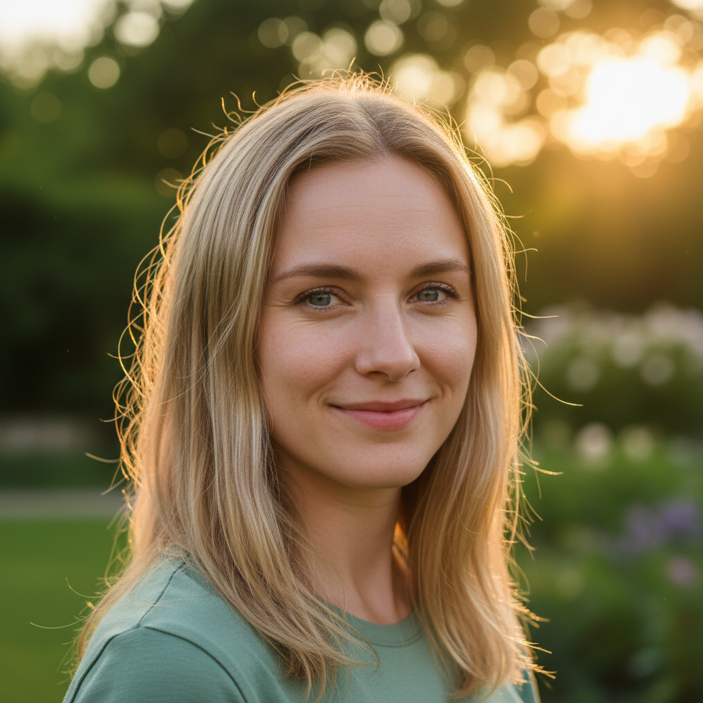 Golden hour portrait